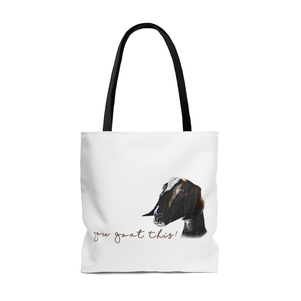 Tote Bag Featuring Onyx - White